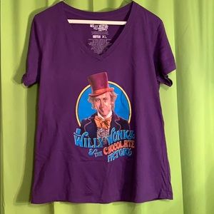 Purple Willy Wonka & the chocolate Factory T-shirt
